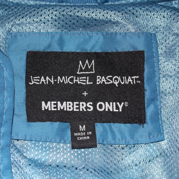 Members Only,  Jen Michel Basquiat Jacket.   Medium  Unisex - Picture 11 of 14